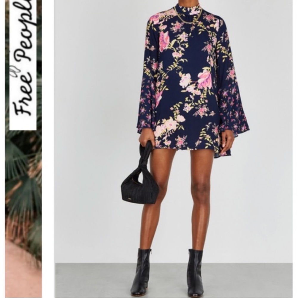 NWT Free People Floral Tunic